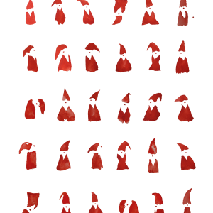 Santa Clause zum Fertigmalen | Poster A3 – Bild 5