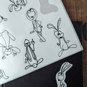 Rabbit the Klaus | Sticker-Set – Bild 3